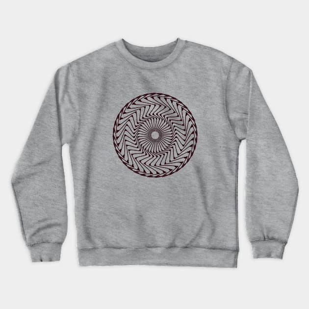 zig-zag mandala Crewneck Sweatshirt by MiNuRa